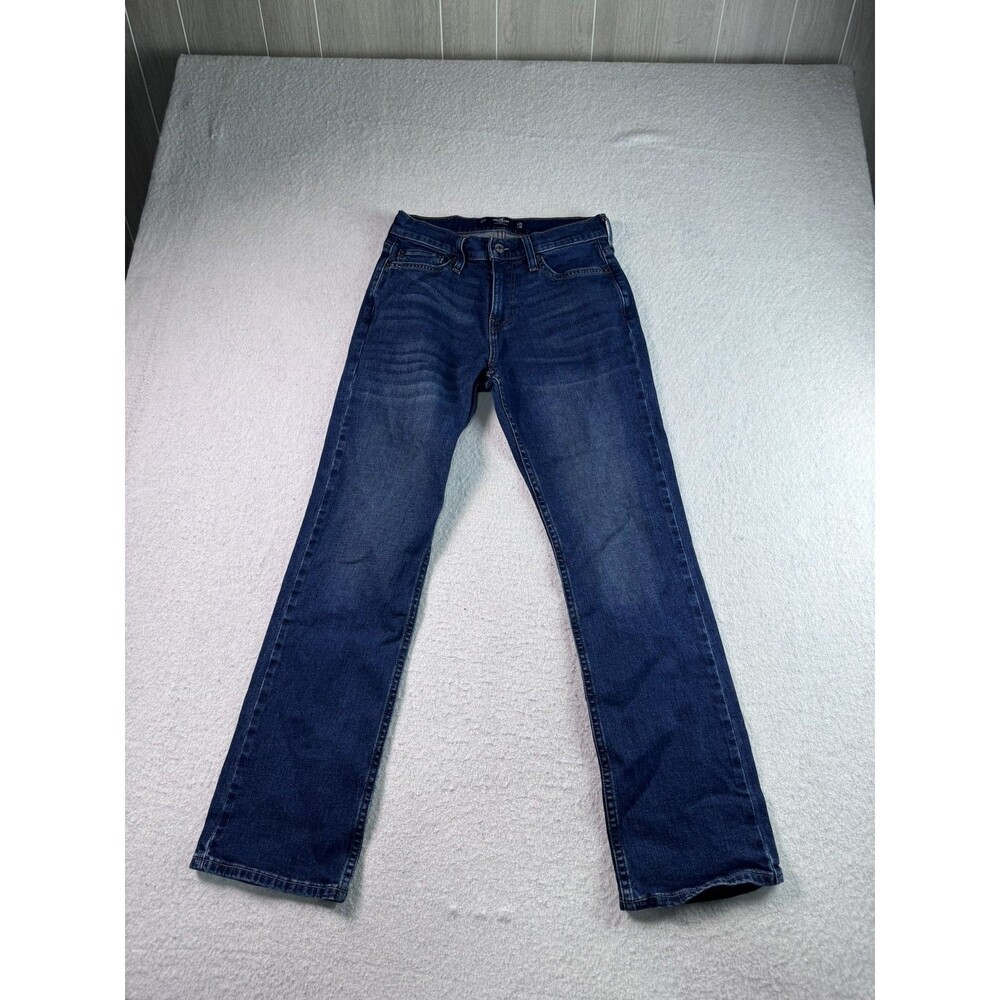 Hollister Women's W26 L30 Boot Epic Flex Dark Wash Blue Jeans